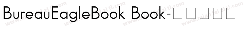 BureauEagleBook Book字体转换